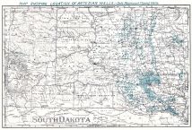 Map Showing Location of Artesian Wells, South Dakota State Atlas 1904